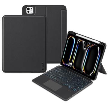 Étui pour clavier Bluetooth iPad Pro 11 (2024) Tech-Protect SmartCase Mag Pen - Noir