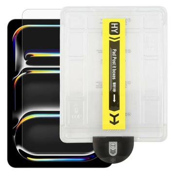 Protection d\'écran en verre trempé HD iPad Pro 13 2024/2025 avec outil de dépoussiérage automatique - 9H