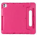 Coque iPad Pro 13 (2024) Antichoc Portative Pour Enfants - Rose Vif