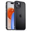 Coque Hybride iPhone 15 Plus iPaky - Fibre de Carbone - Noire