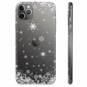 Coque iPhone 11 Pro Max en TPU - Flocons de Neige