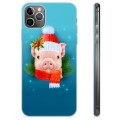 Coque iPhone 11 Pro Max en TPU - Cochonnet d'Hiver