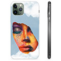 Coque iPhone 11 Pro en TPU - Peinture de Visage
