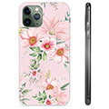 Coque iPhone 11 Pro en TPU - Fleurs à L'aquarelle