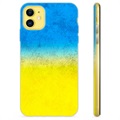 Coque iPhone 11 en TPU Drapeau Ukraine - Bicolore