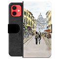 Étui Portefeuille Premium iPhone 12 mini - Rue d'Italie