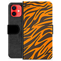 Étui Portefeuille Premium iPhone 12 mini - Tigre