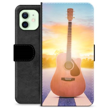 Étui Portefeuille Premium iPhone 12 - Guitare