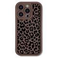 Coque iPhone 12 Pro Max en TPU à imprimé léopard - Café