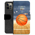 Étui Portefeuille Premium iPhone 12 Pro Max - Basket-ball