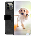 Étui Portefeuille Premium iPhone 12 Pro Max - Chien