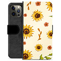 Étui Portefeuille Premium iPhone 12 Pro Max - Tournesol