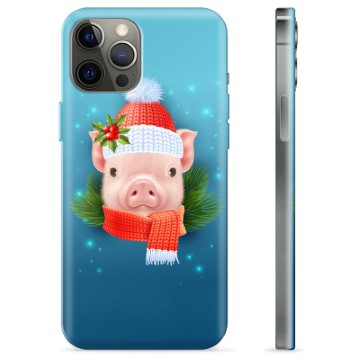 Coque iPhone 12 Pro Max en TPU - Cochonnet d\'Hiver