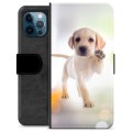 Étui Portefeuille Premium iPhone 12 Pro - Chien