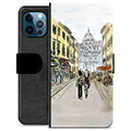 Étui Portefeuille Premium iPhone 12 Pro - Rue d'Italie