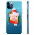 Coque iPhone 12 Pro en TPU - Cochonnet d'Hiver