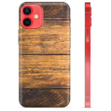 Coque iPhone 12 mini en TPU - Bois