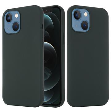 Coque iPhone 13 en Silicone Liquide - Compatible MagSafe - Vert Foncé