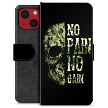 Étui Portefeuille Premium iPhone 13 Mini - No Pain, No Gain