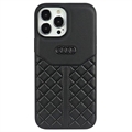 Coque iPhone 13/13 Pro Revêtue de Cuir Audi - Noire