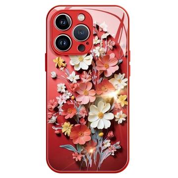 Coque hybride iPhone 13 Pro Bouquet de fleurs - Rouge