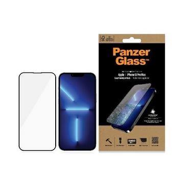 Protecteur d\'Écran iPhone 13 Pro Max PanzerGlass E2E Case Friendly - Bord Noir