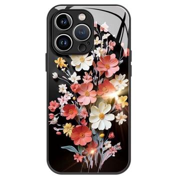 Coque hybride iPhone 13 Pro Max Bouquet de fleurs - Noire