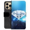 Étui Portefeuille Premium iPhone 13 Pro Max - Diamant