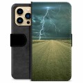 Étui Portefeuille Premium iPhone 13 Pro Max - Orage