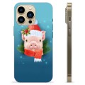 Coque iPhone 13 Pro Max en TPU - Cochonnet d'Hiver