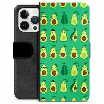 Étui Portefeuille Premium iPhone 13 Pro - Avocado Pattern