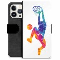 Étui Portefeuille Premium iPhone 13 Pro - Slam Dunk