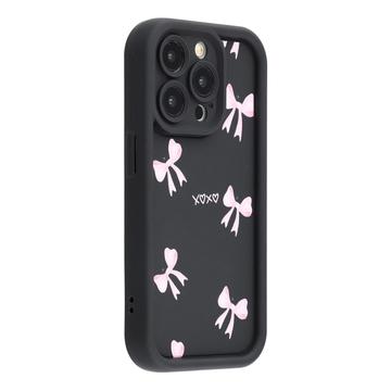 Coque TPU antichoc élégante iPhone 13 Pro avec bords surélevés - noire / arc