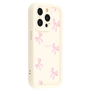 Coque TPU antichoc élégante iPhone 13 Pro avec bords relevés - Blanche / arc