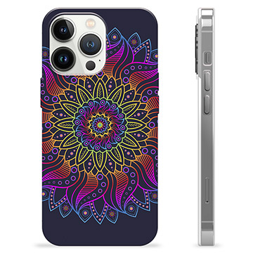 Coque iPhone 13 Pro en TPU - Mandala Coloré