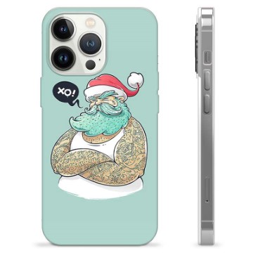 Coque iPhone 13 Pro en TPU - Père Noël Moderne