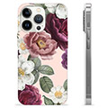 Coque iPhone 13 Pro en TPU - Fleurs Romantiques