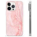 Coque iPhone 13 Pro en TPU - Marbre Rose