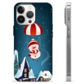 Coque iPhone 13 Pro en TPU - Bonhomme de Neige