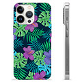 Coque iPhone 13 Pro en TPU - Fleurs Tropicales