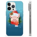 Coque iPhone 13 Pro en TPU - Cochonnet d'Hiver