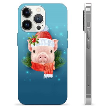 Coque iPhone 13 Pro en TPU - Cochonnet d\'Hiver