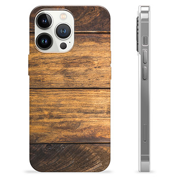 Coque iPhone 13 Pro en TPU - Bois