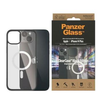 iPhone 14 Plus/15 Plus PanzerGlass ClearCase MagSafe Antibacterial Case - Noir / Clair