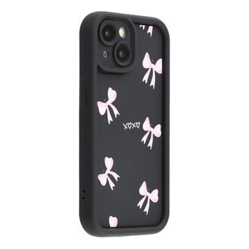Coque TPU antichoc élégante iPhone 14 Plus avec bords surélevés - noire / arc
