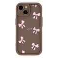 Coque TPU antichoc élégante iPhone 14 Plus avec bords relevés - Marrone / arc