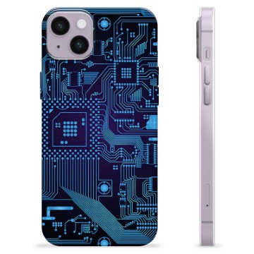 Coque iPhone 14 Plus en TPU - Circuit Imprimé