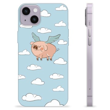 Coque iPhone 14 Plus en TPU - Cochon Volant