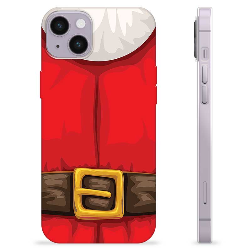 Coque iPhone 14 Plus en TPU - Costume de Père Noël