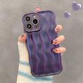 Coque iPhone 14 Pro 3D Linear Wavy - Violete